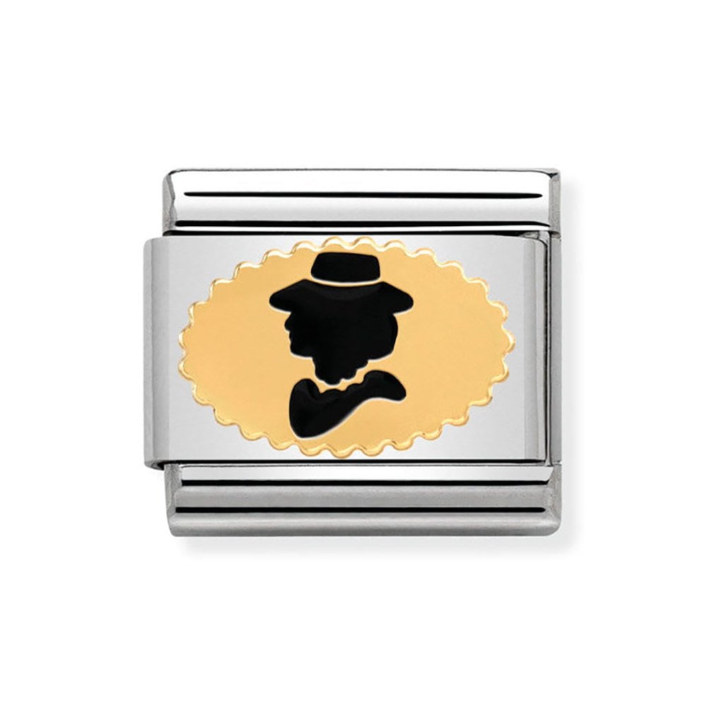 Composable Classic Stainless Steel With Enamel And 18k Gold Madame & Monsieur - Madame