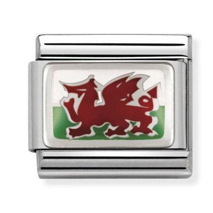 Composable Classic Stainless Steel With Enamel - Welsh Flag