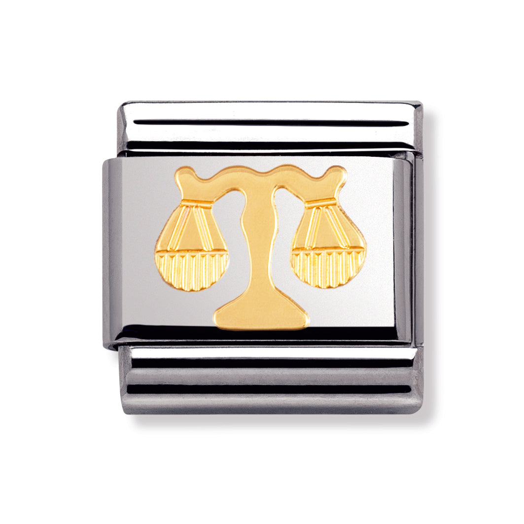 Composable Classic Zodiac In Stainless Steel With 18k Gold (Libra)