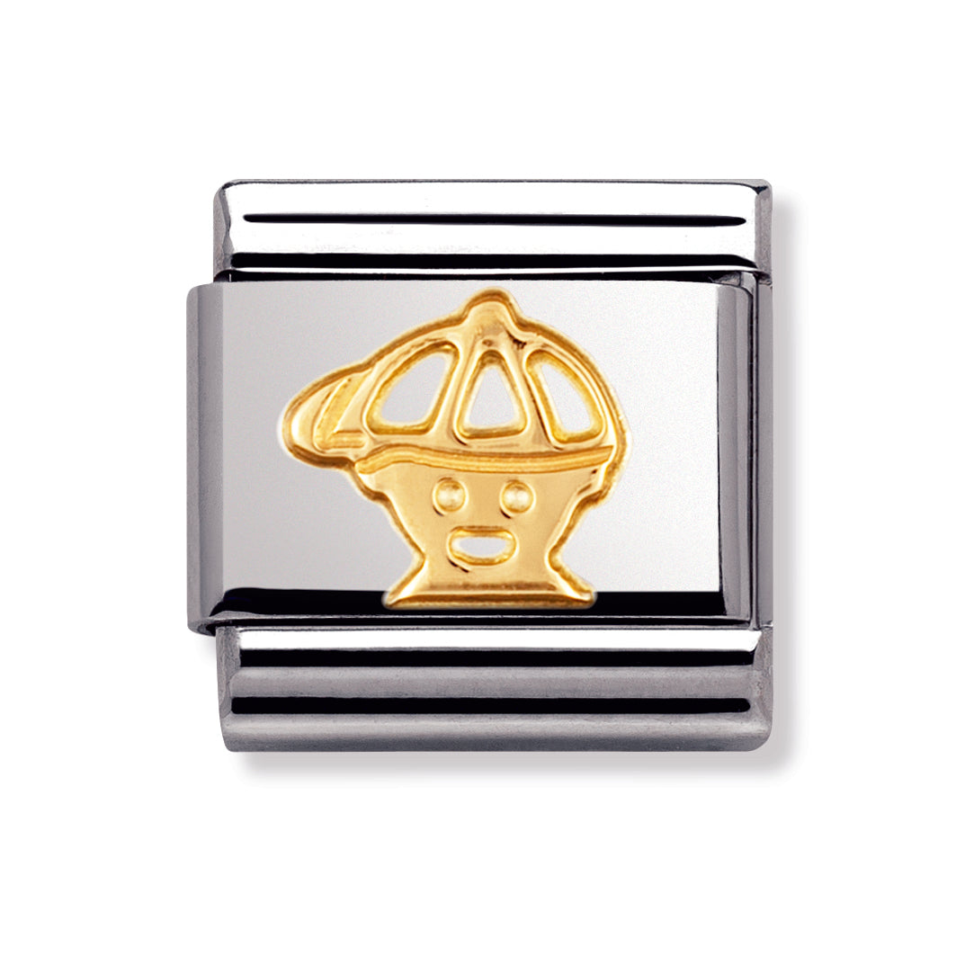 Composable Classic Fun In Stainless Steel With 18k Gold (Boy)