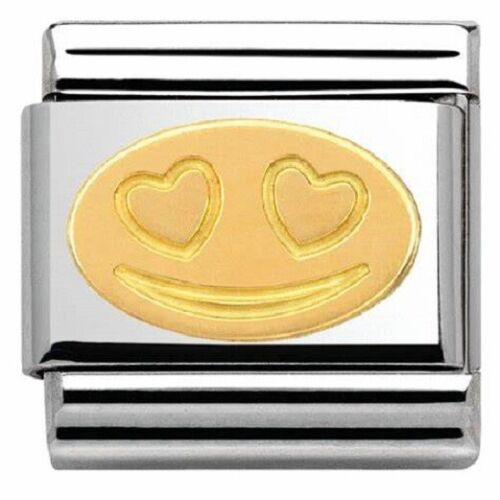 Composable Classic Fun 1 Stainless Steel And 18k Gold (In Love Smile)