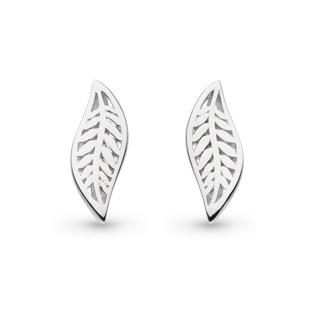 Silver Blossom Eden Mini Leaf 17' Necklace