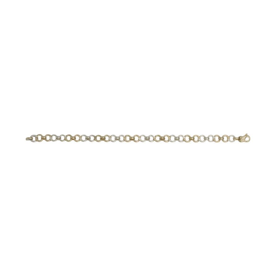 9ct Yellow & White Gold Adagio Link Bracelet