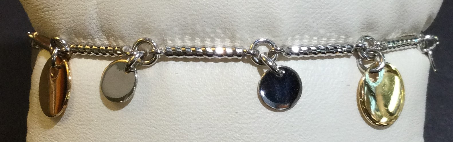 9ct Yellow and White Goldr Fancy Bracelet