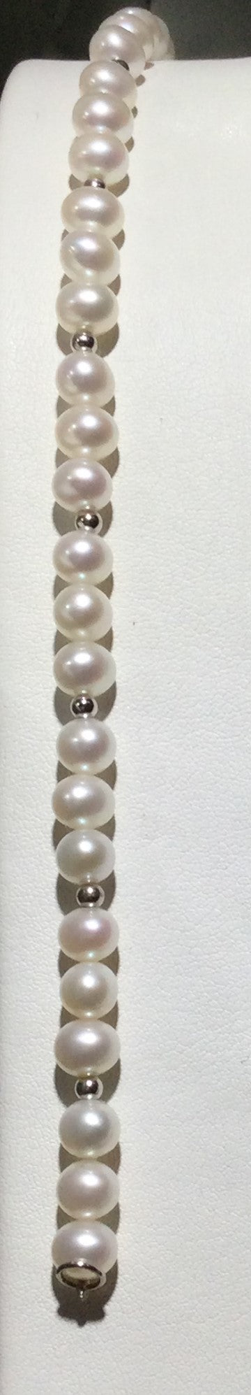 5x5.5mm Cfwp&9ct White Gold Balls