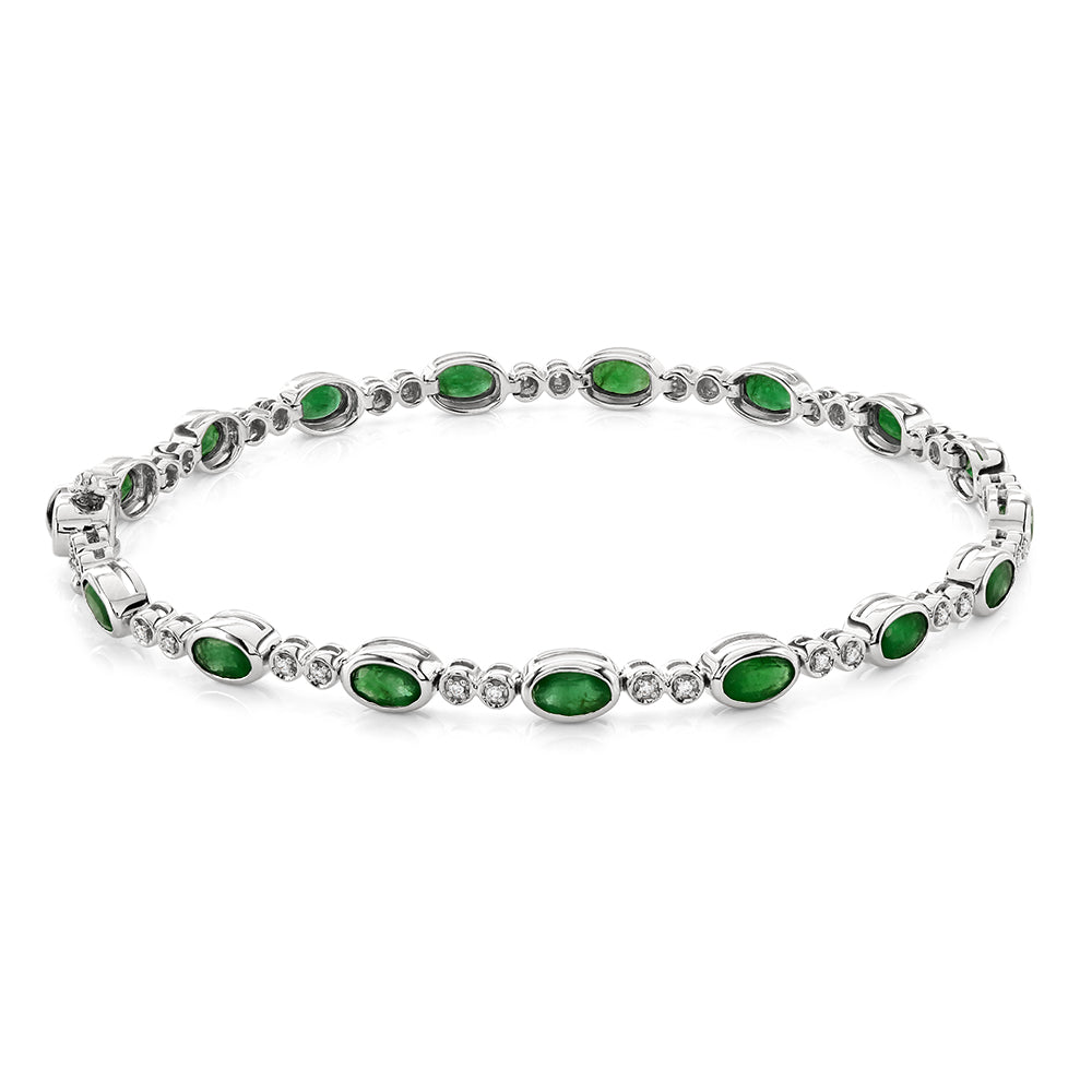 18ct White Gold 34di-16ovem R/O Blt