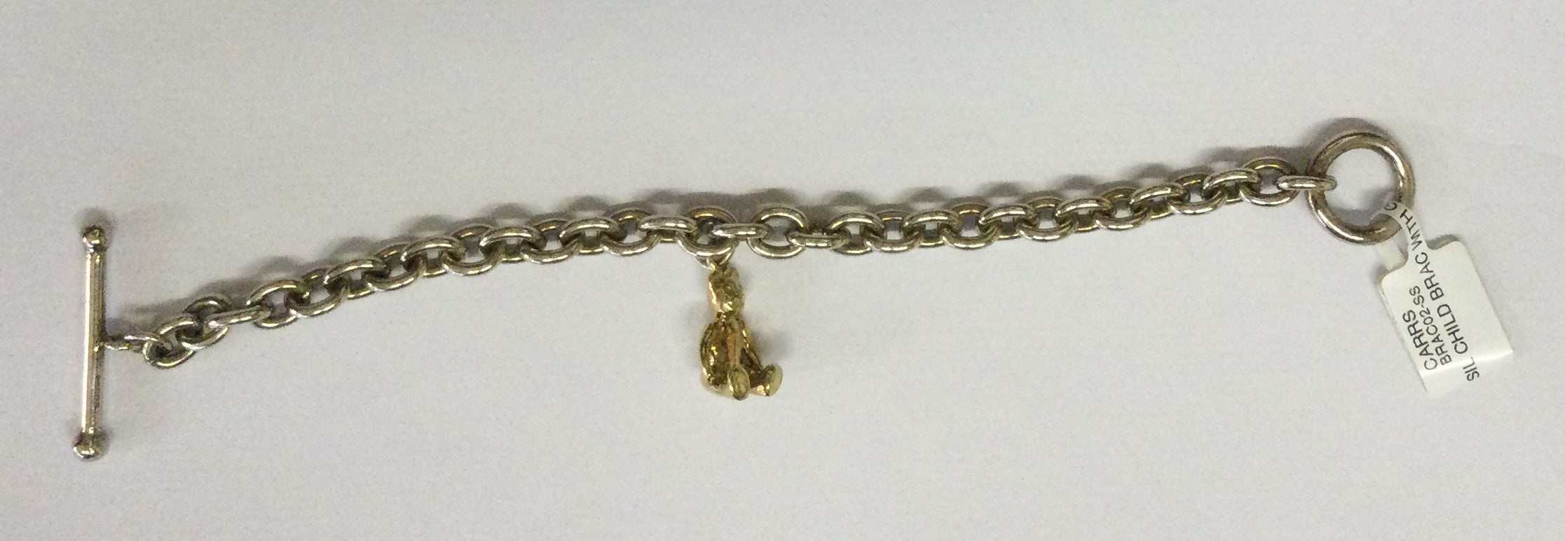 Silver Child Brac With G/P B