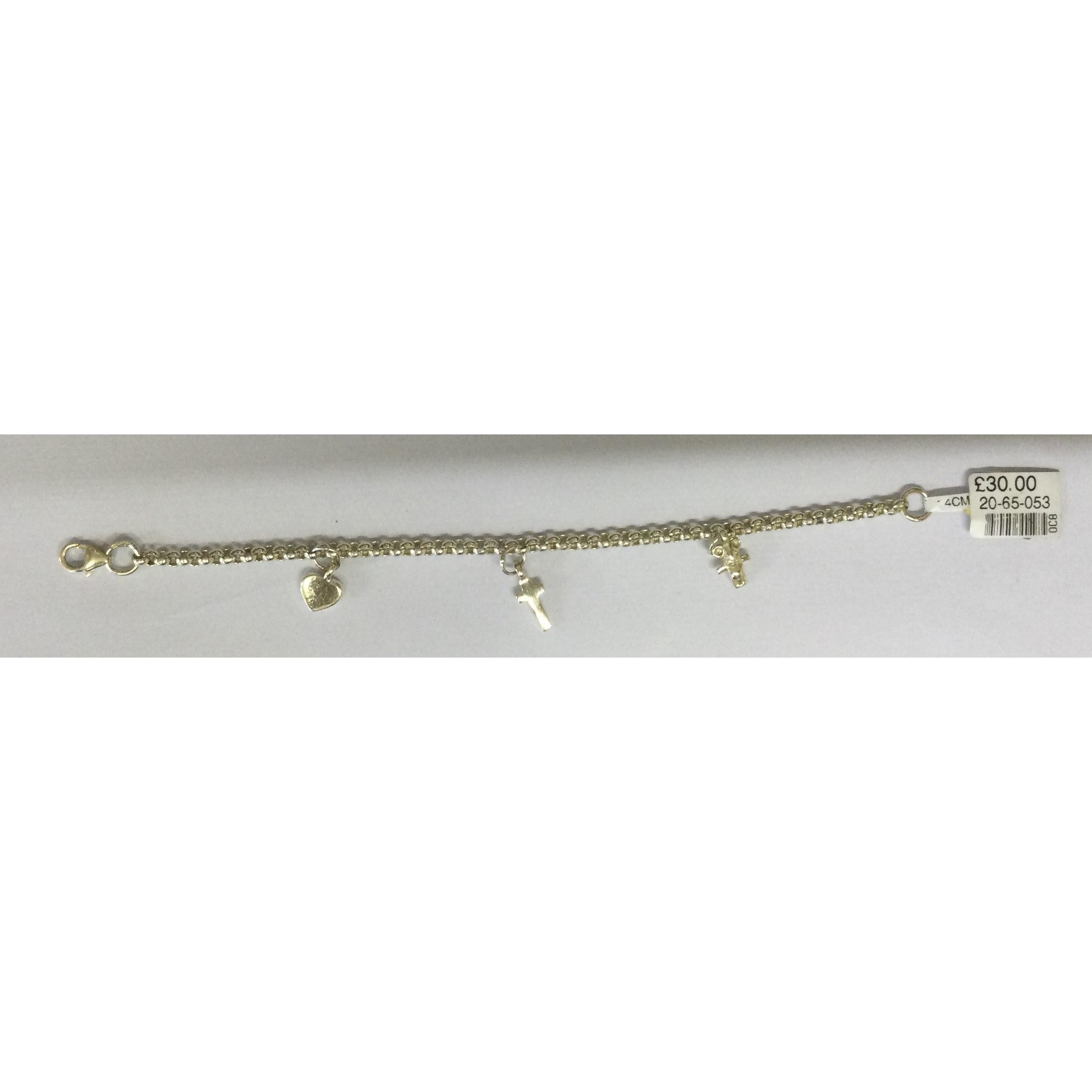 Silver Childs Charm Blt 14cm