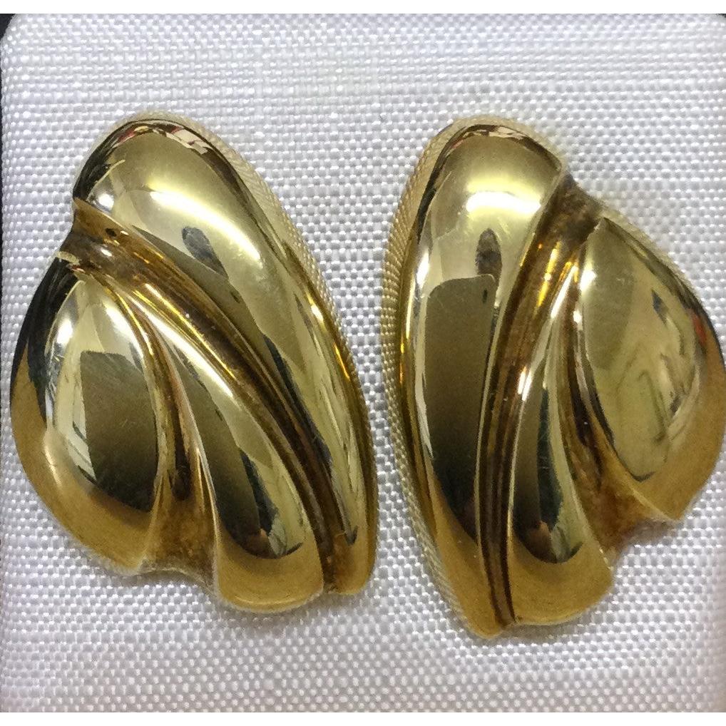 9ct gold  Hollow Mod Stud Ff