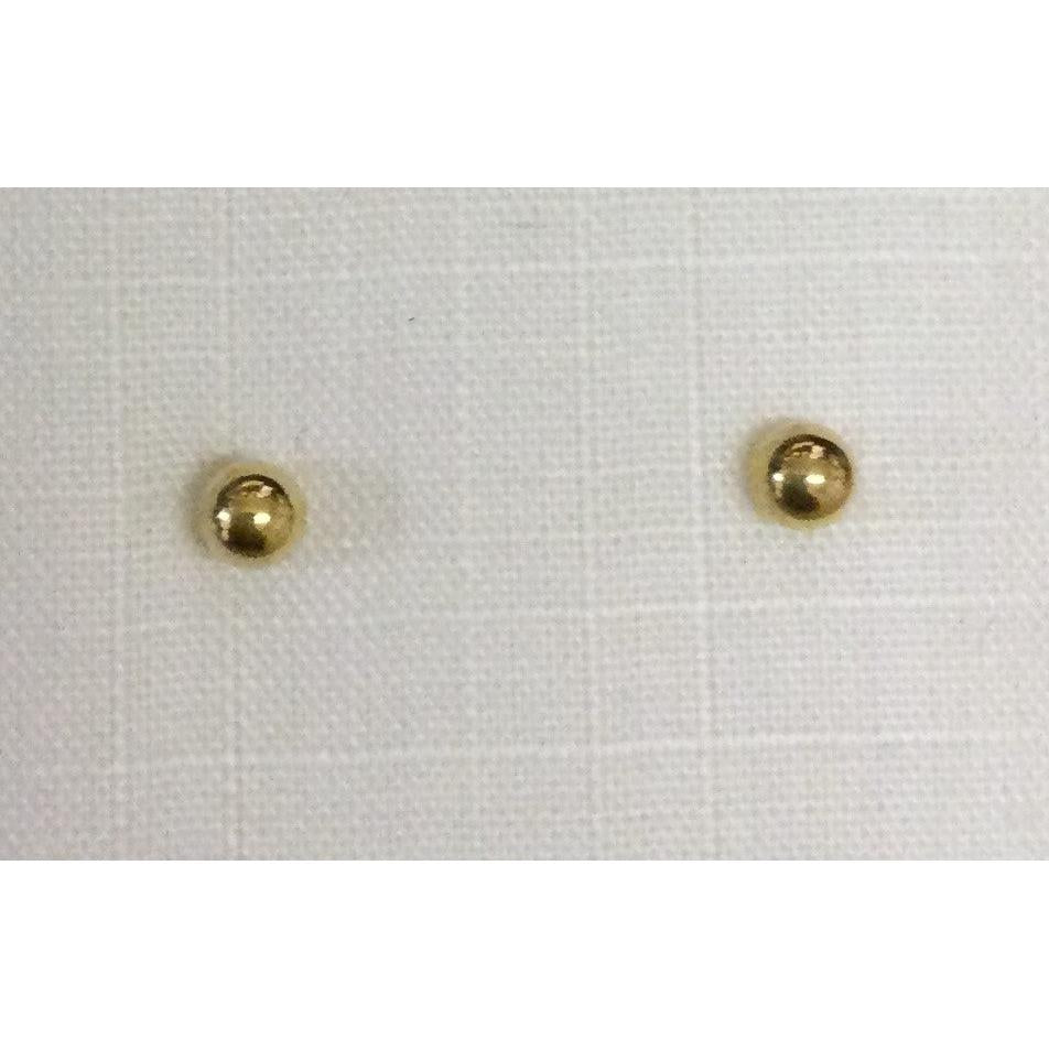 9ct Yellow Gold 3mm-Ball Stud