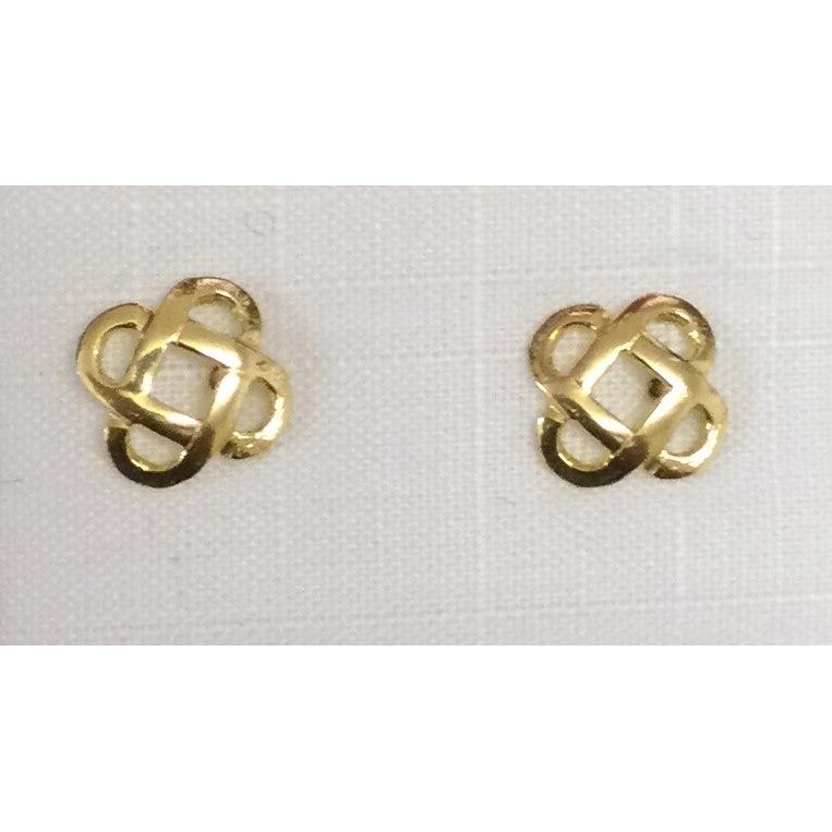 9ct Yellow Gold Celtic Style Stud