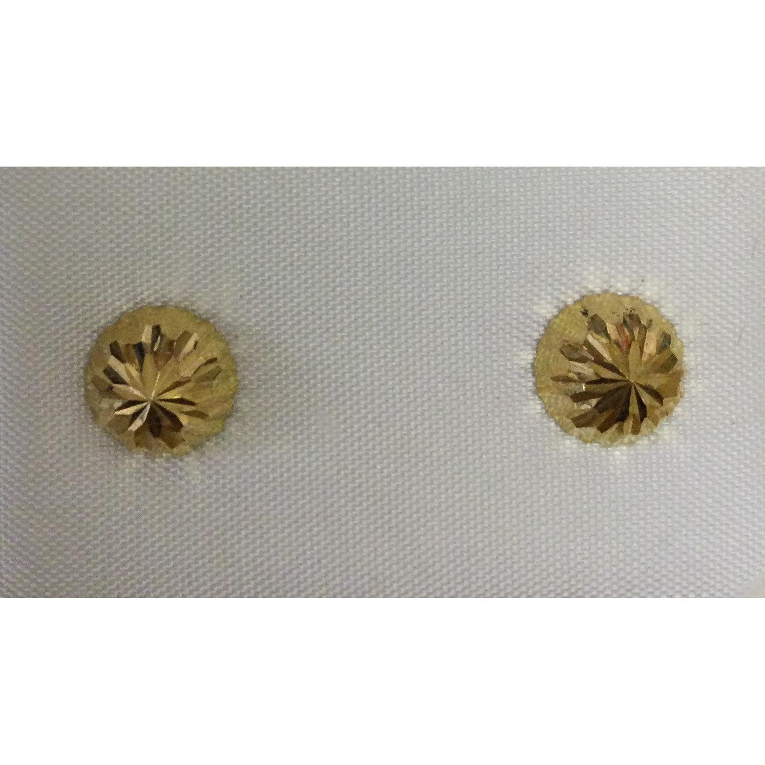 9ct Yellow Gold 7mm-D/Cut-1/2 Ball Std