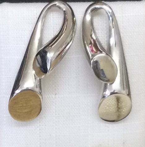 9ct White Gold Fancy Earrings