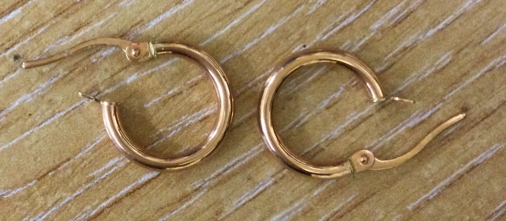 9ct Rose Gold Sml Rnd Hoop
