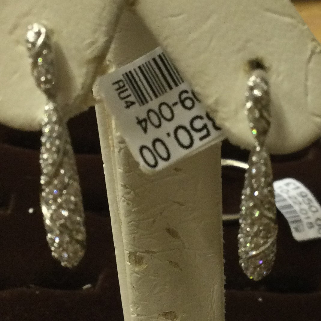 18ct White Gold 18' Close Trace Link Necklace