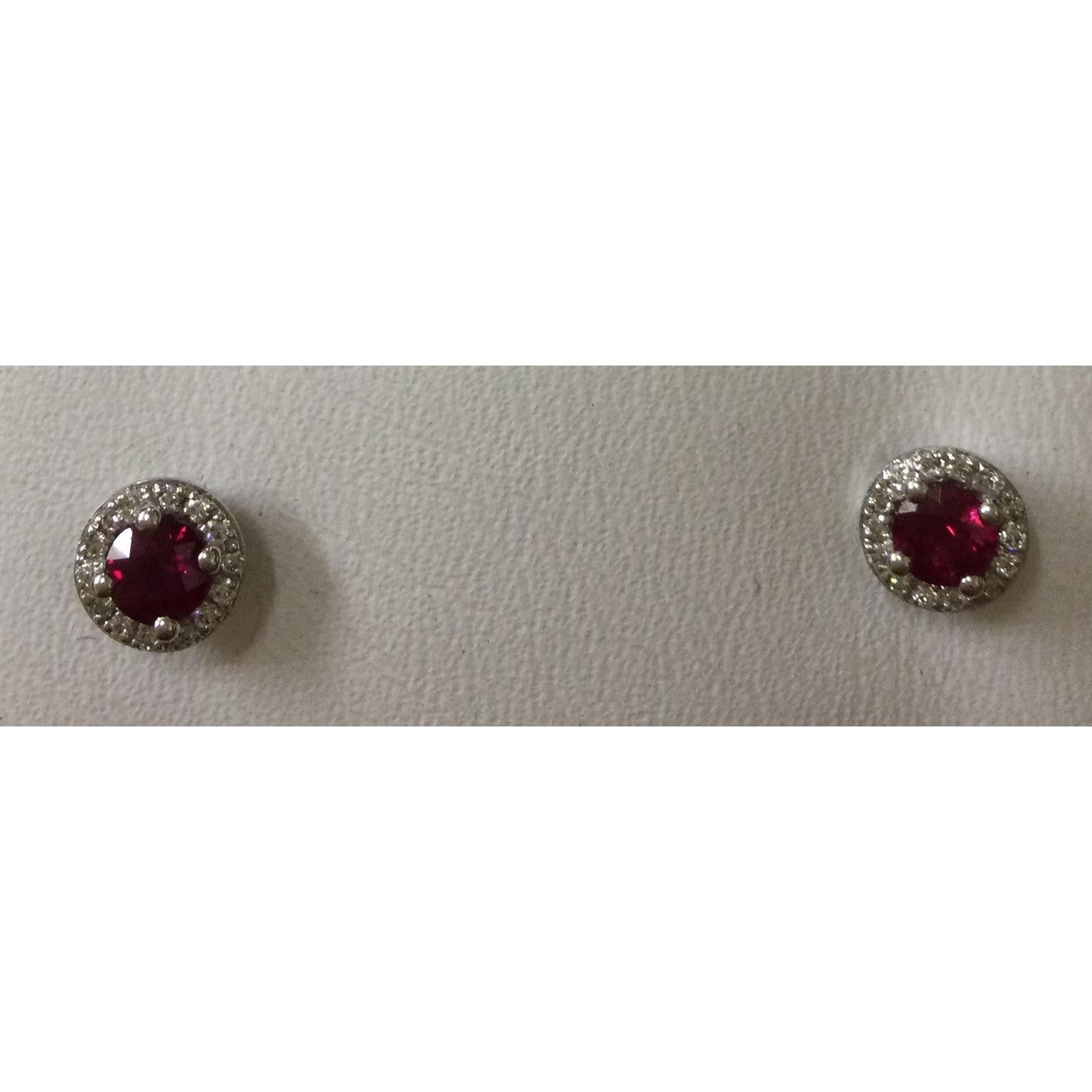 18ct white gold Pink Spinel & Diamond ring