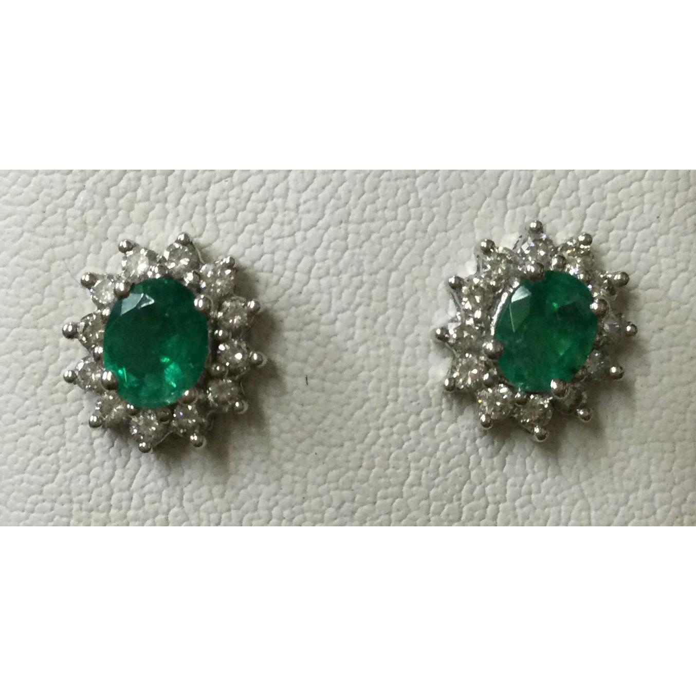 18ct White Gold Rndem/10dia-Std