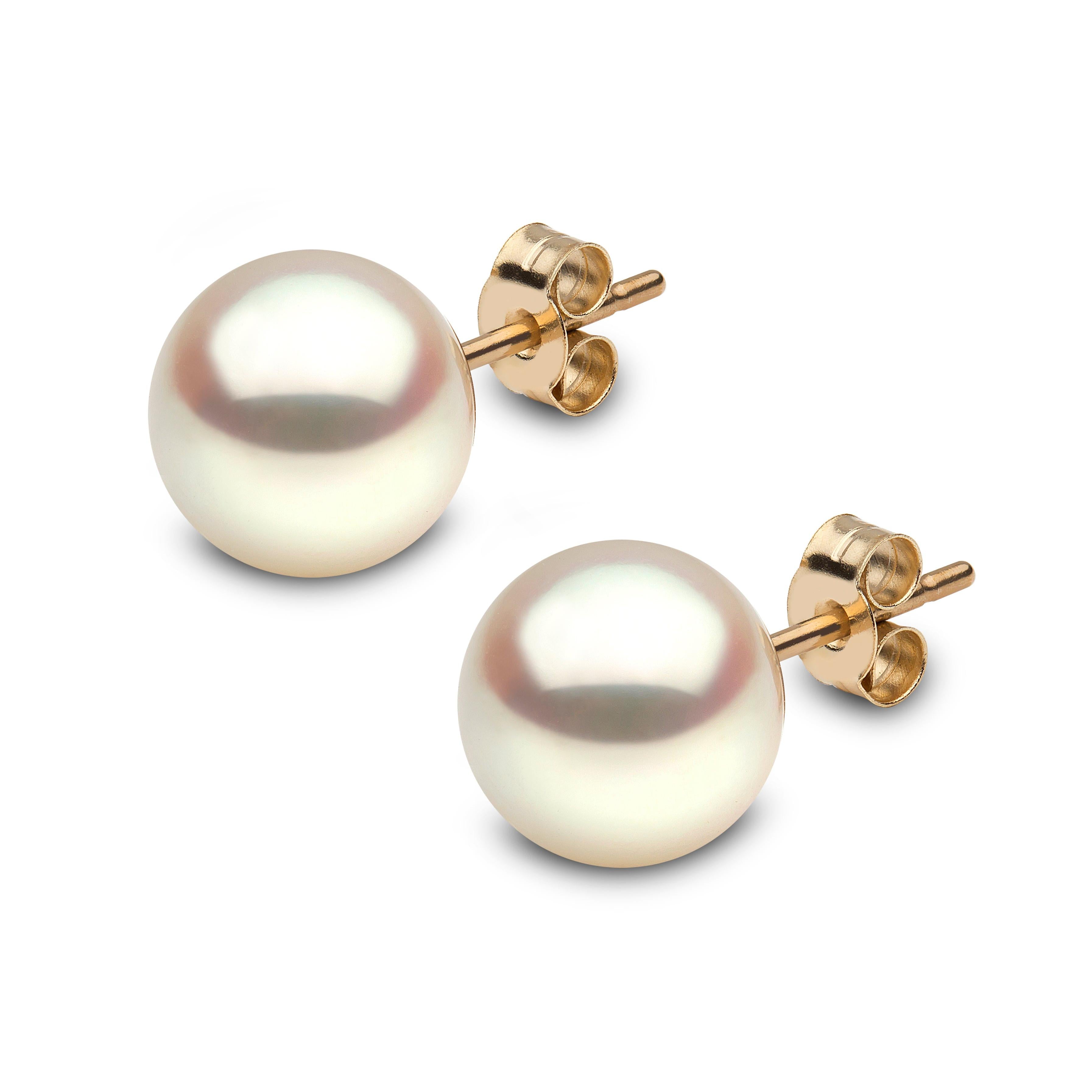9ct Yellow Gold Freshwater Pearl Stud Earrings