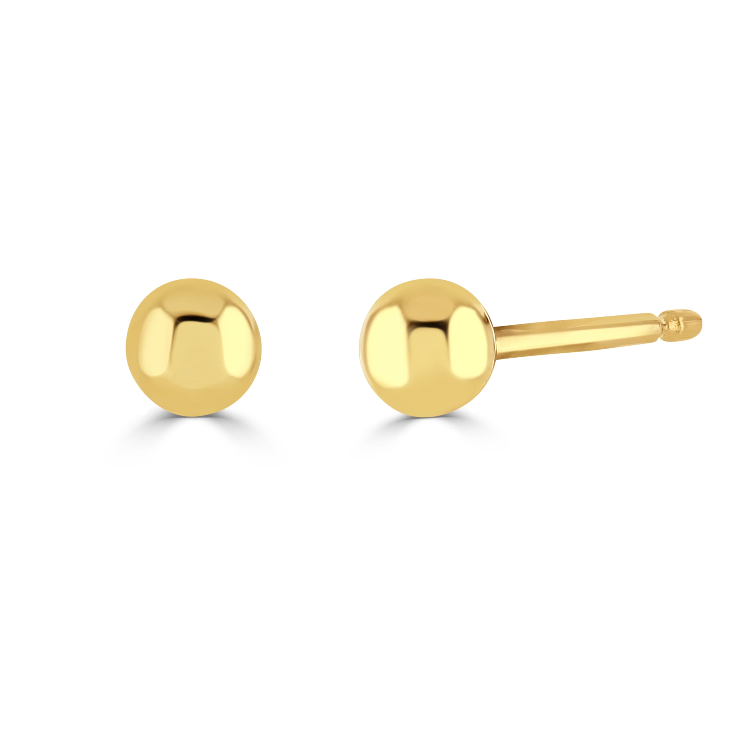 18ct Yellow Gold 3mm-Ball Stud