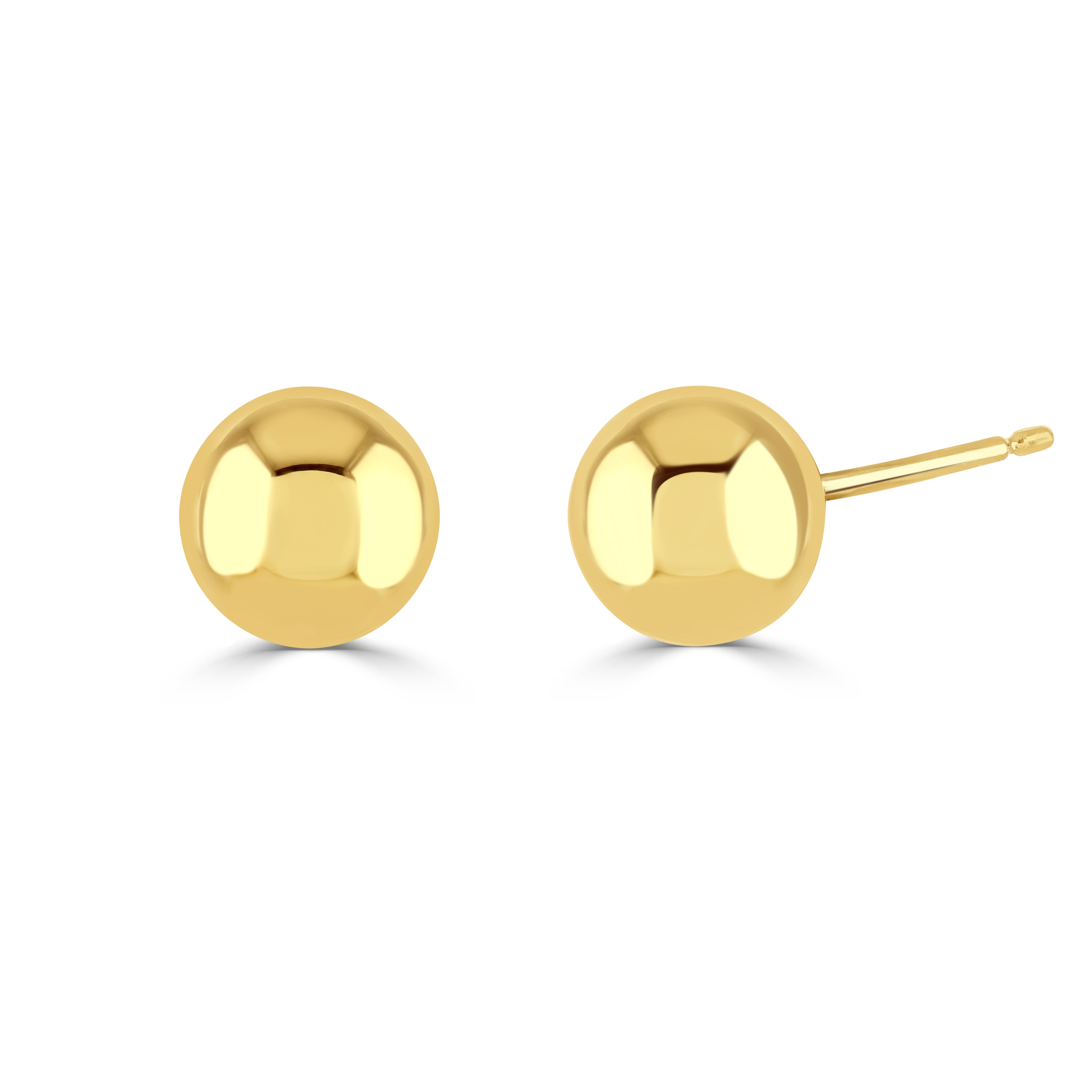 18ct Yellow Gold 7mm-Ball Stud