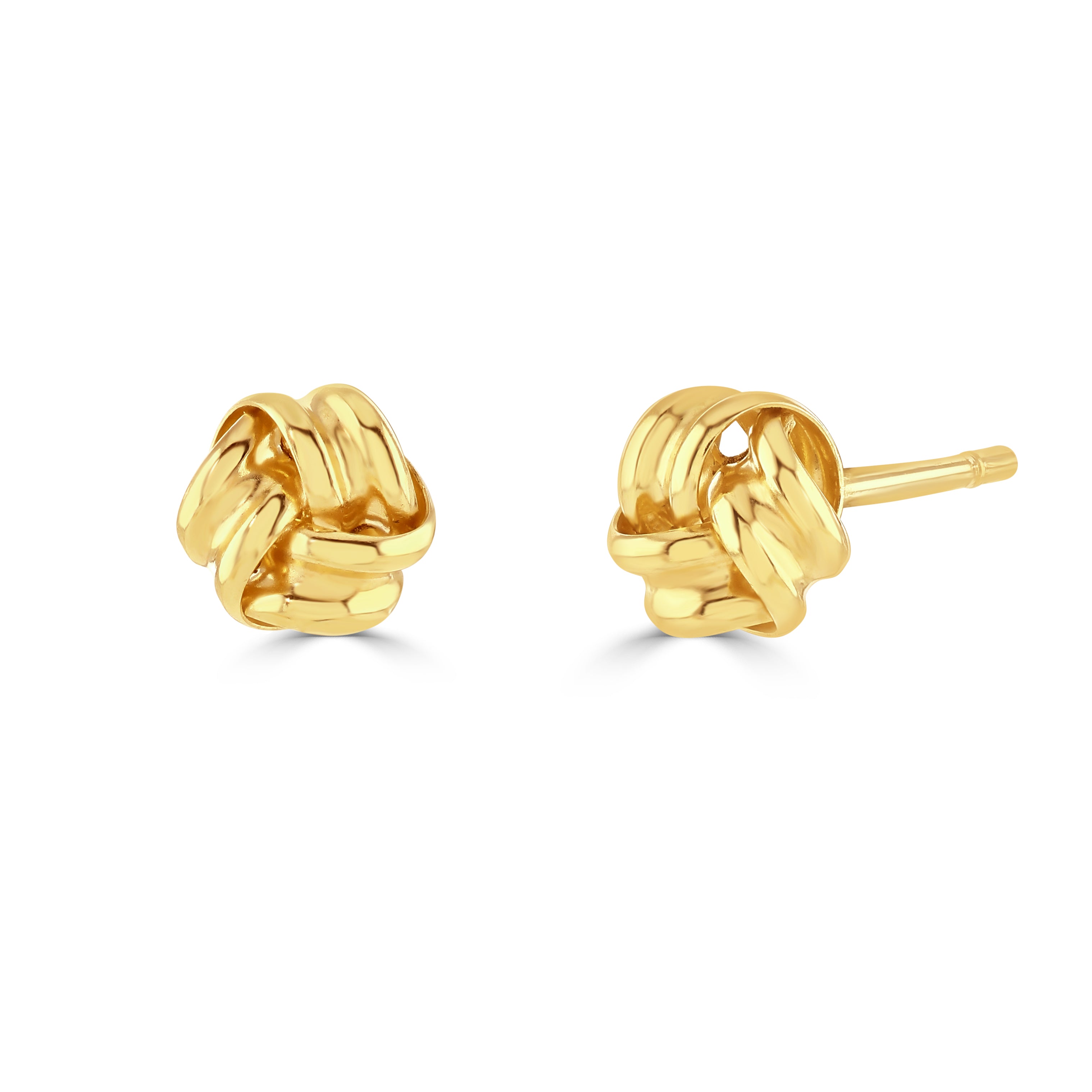 18ct Yellow Gold Sml Ribbon Knot Stud
