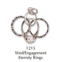 Silver 3 Ring Charm