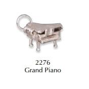 Silver Grand Piano