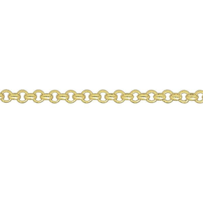 9ct Yellow Gold 16" Round Belcher Chain