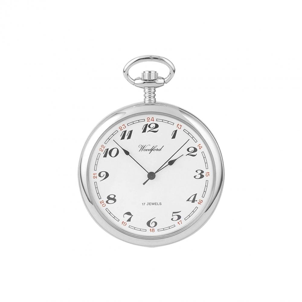 Chrome Quartz Pocket Watch
