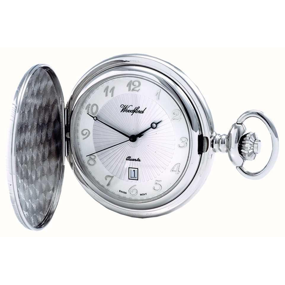Chrome Quartz Pocket Watch