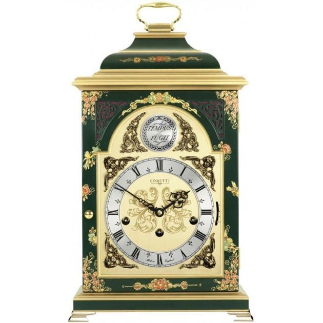Black Laquered Triple Chime Mechanical Mantle Clock