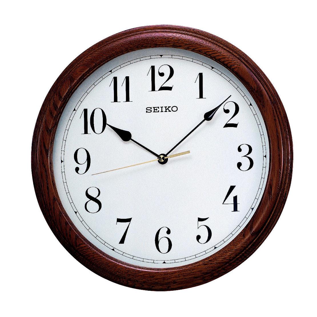 Seiko Wooden Wall Clock