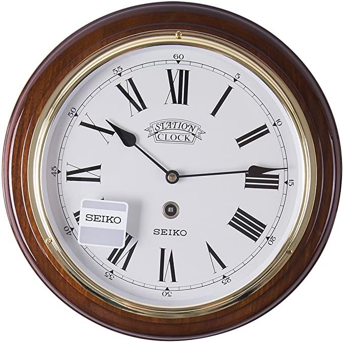 Wooden Station Clock