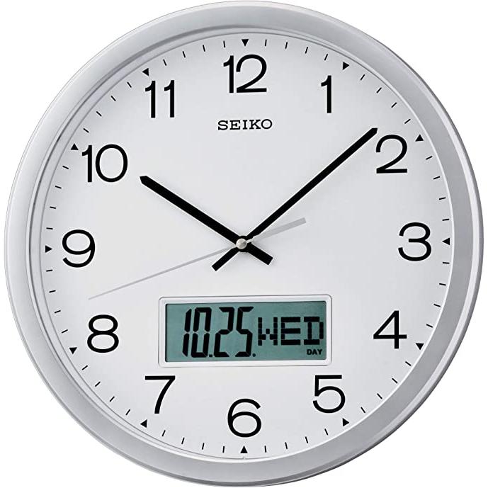 Wall Clock with Digital Display