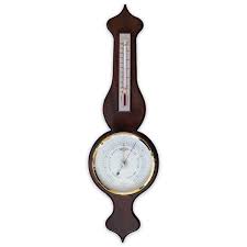 Banjo Dark Wood Barometer