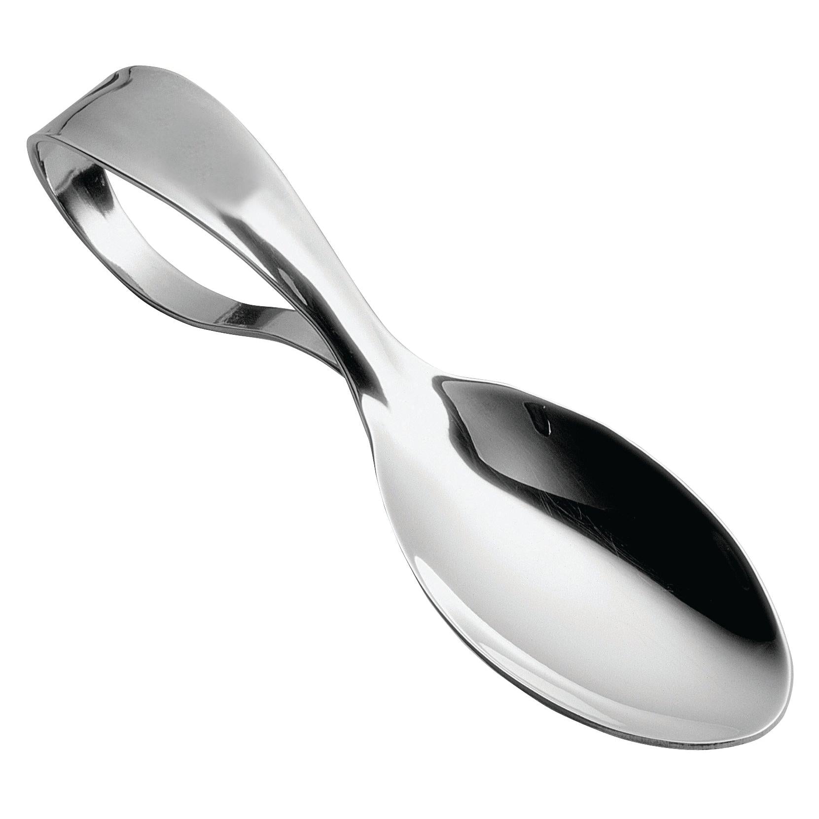 Silver Loop Handled Spoon