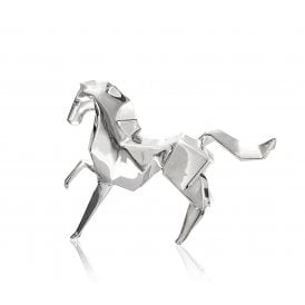Silver Origami Pony