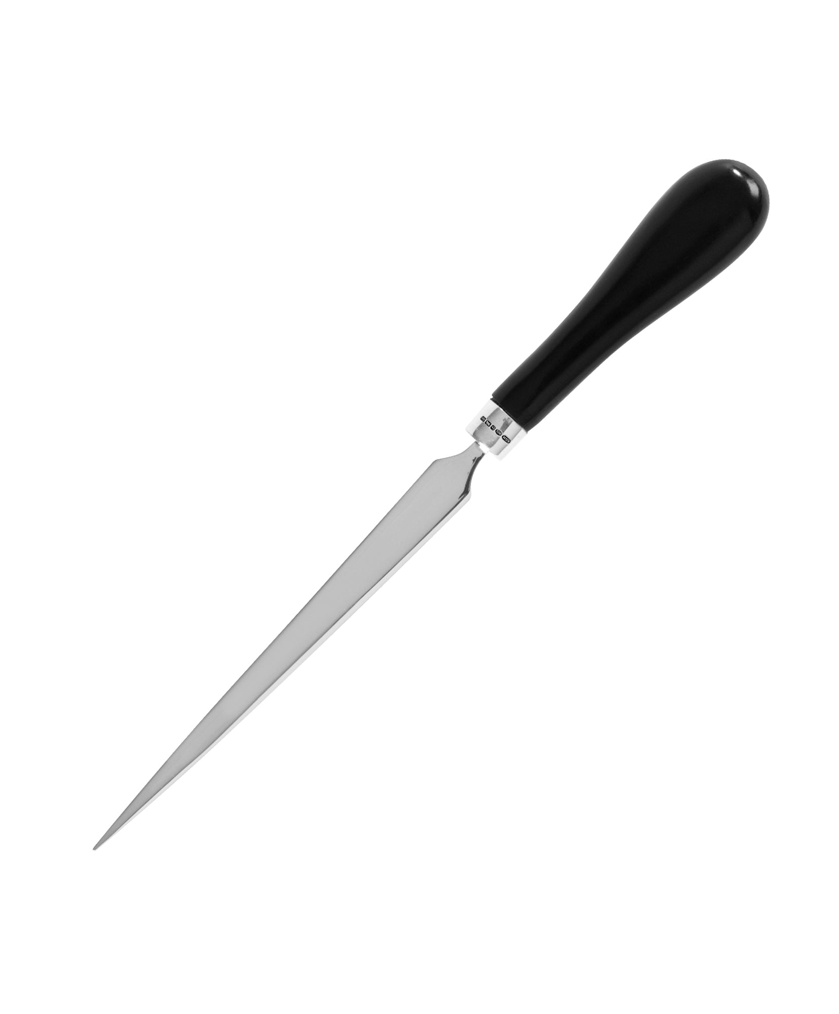 Silver & Ebony & Stainless steel Letter Opener