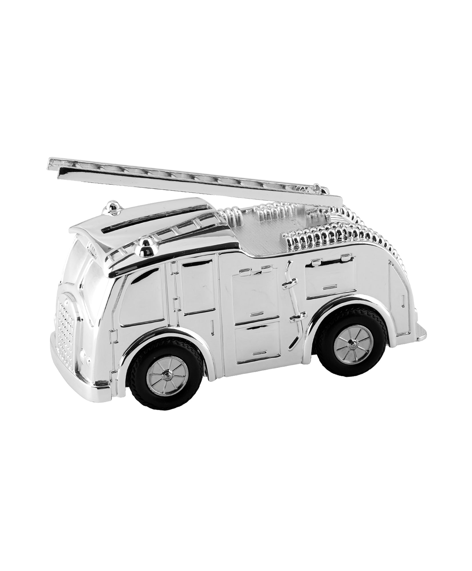 Silver plated Fire Engine Money Box