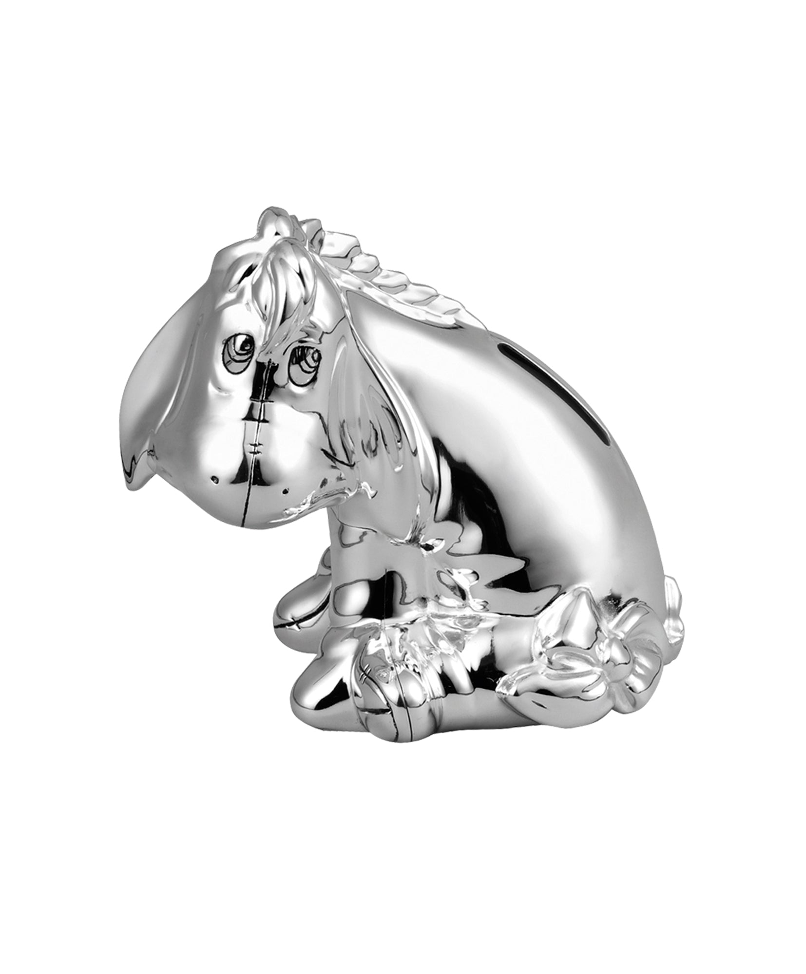 Silver plated Eeyore Money Box