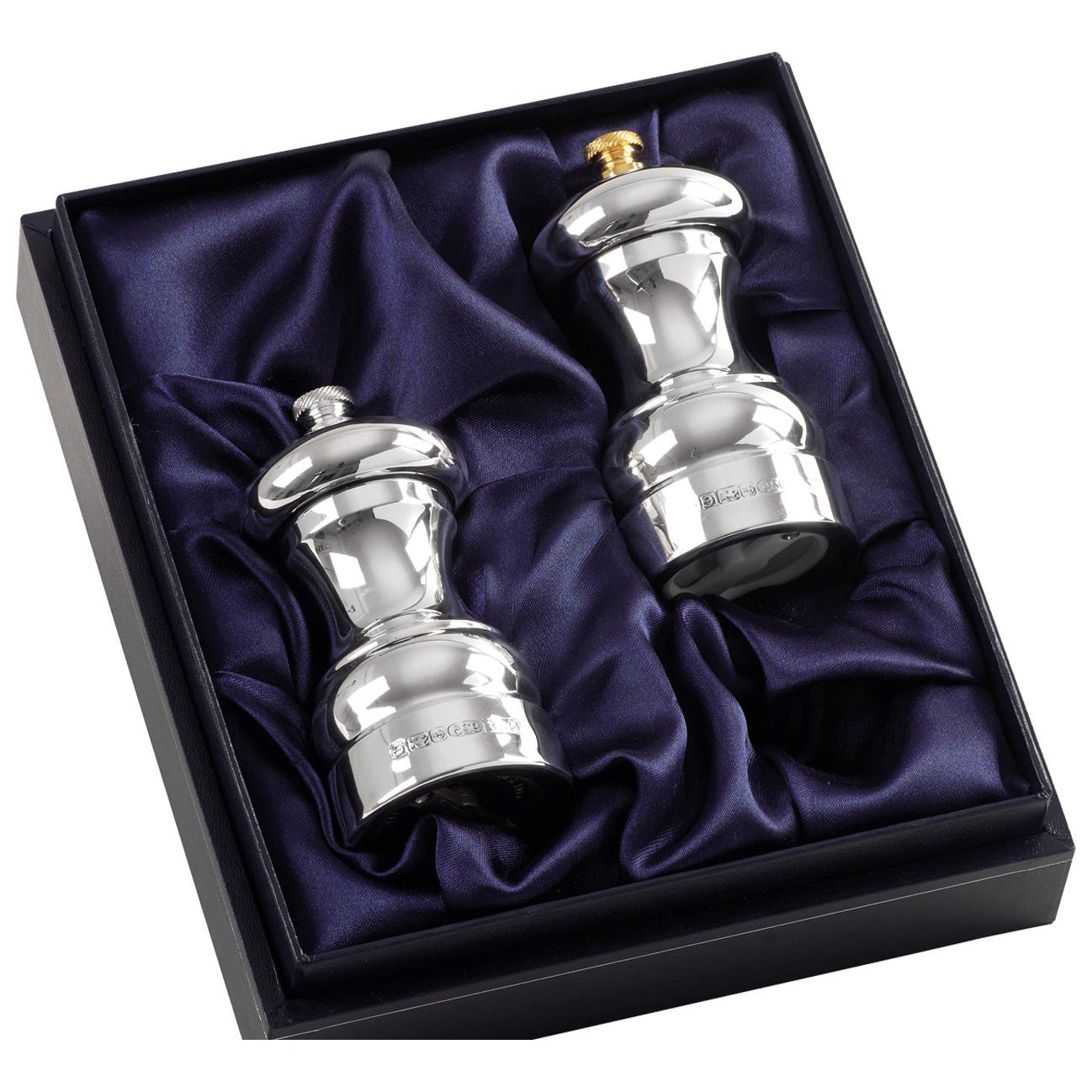 Silver Plated Salt & Pepper Mills