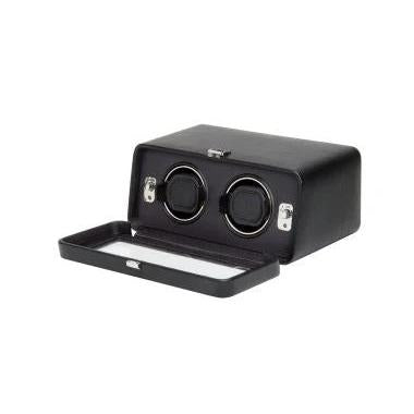 Black Windsor Double Watch Winder