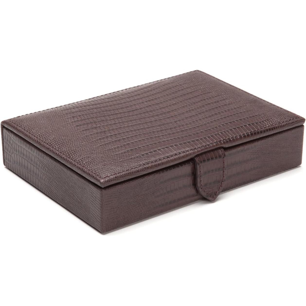Blake Brown Lizard Cufflink Box