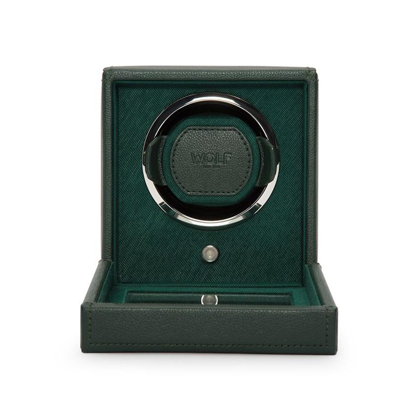 Cub Hunter Green Single Watch Winder With Cover