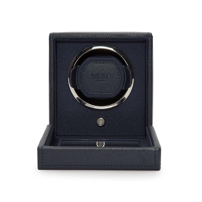 Cub Navy Single Watch Winder With Cover