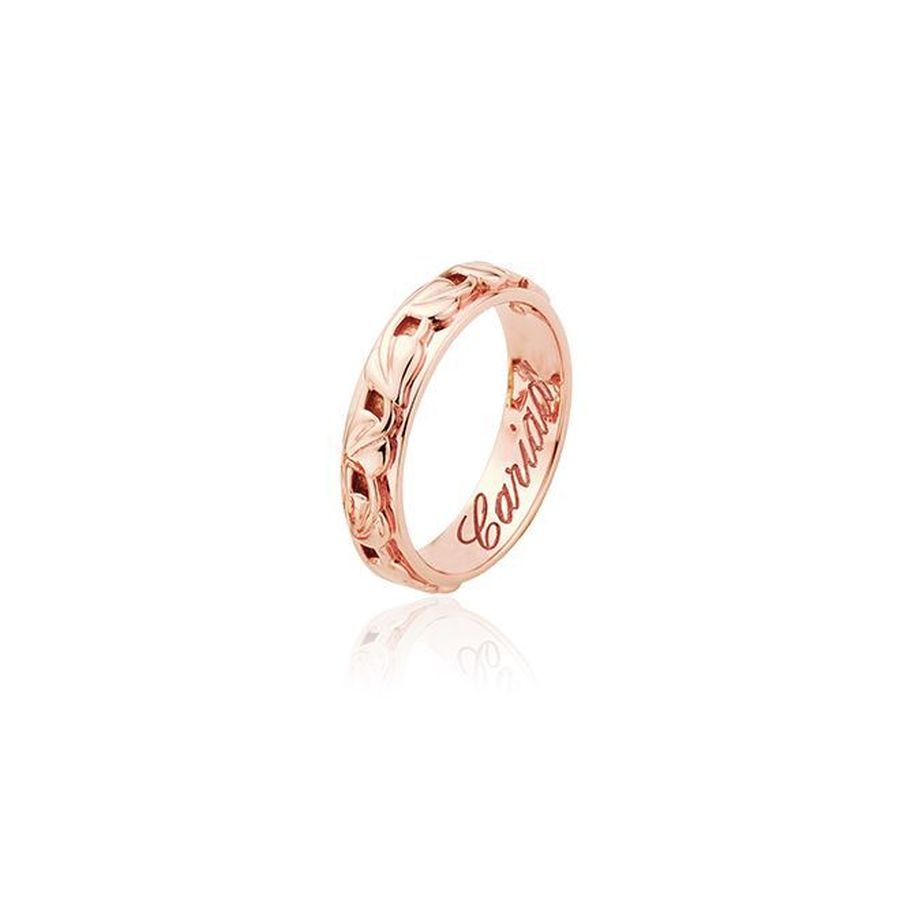 Clogau-9ct Rose Gold 5mm Tree of Life Cariad Wedding Ring-Dipples Jewellers
