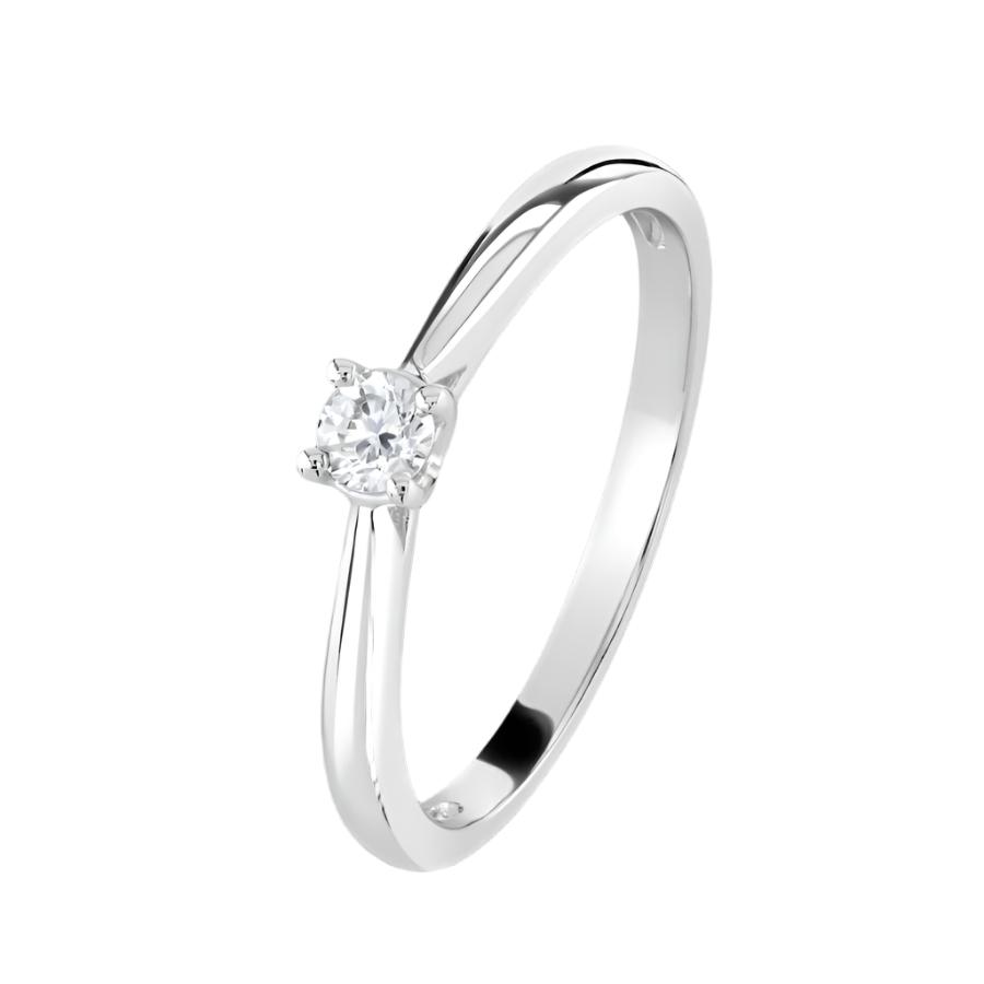 Dipples-0.15ct Round Brilliant Cut Diamond Solitaire Platinum Ring-Dipples Jewellers