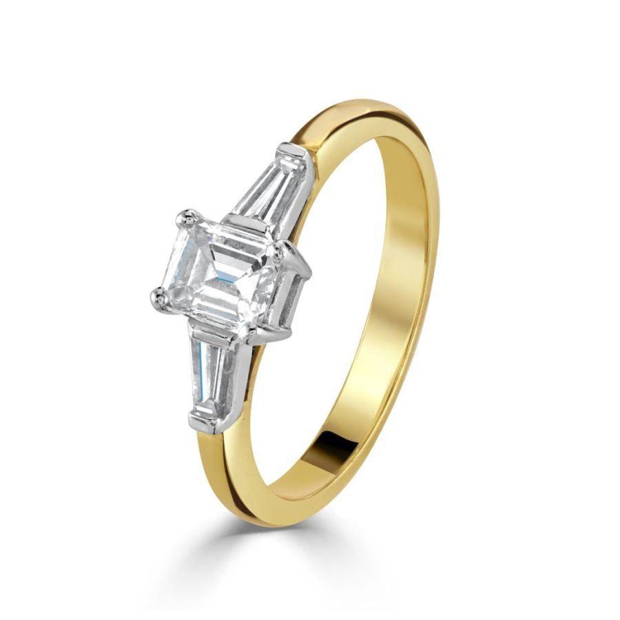 Dipples-18ct gold single Marquise diamond ring-Dipples Jewellers