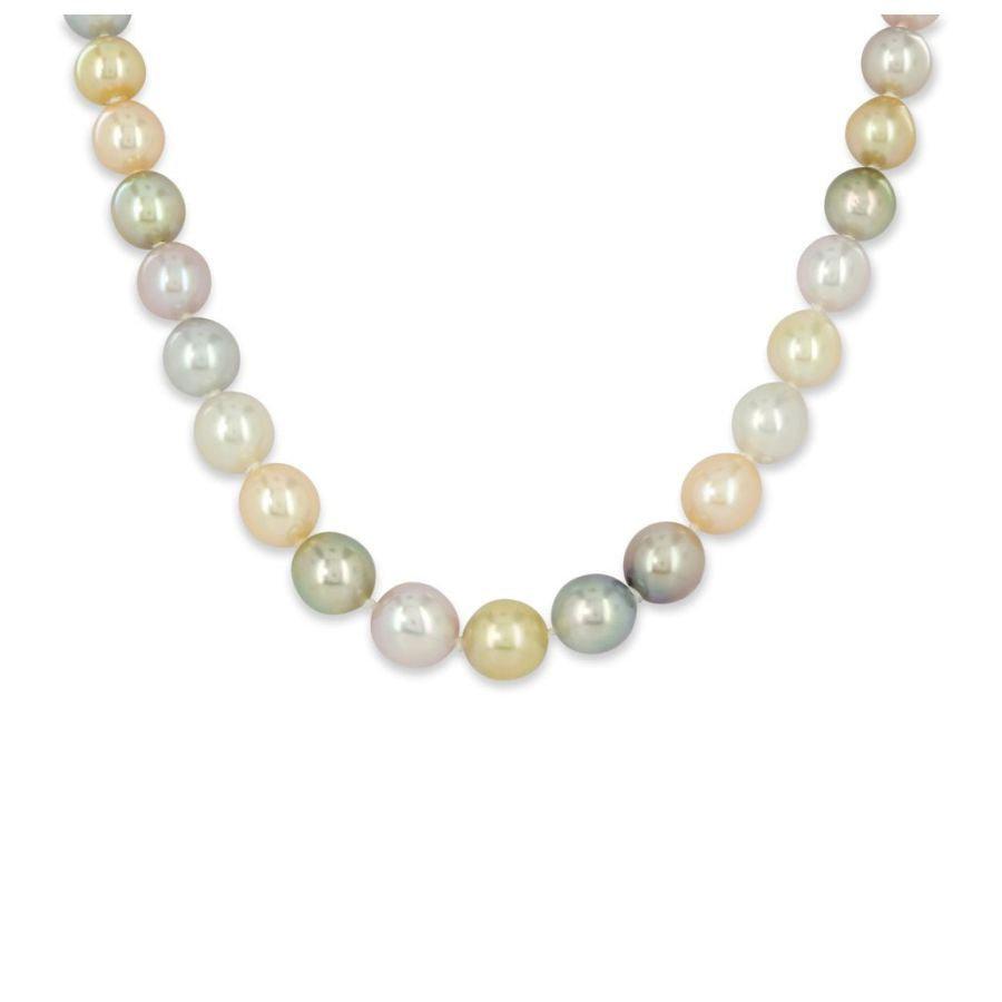 Dipples-8-10mm Multi-Coloured Cultured Freshwater Pearl Necklace-Dipples Jewellers