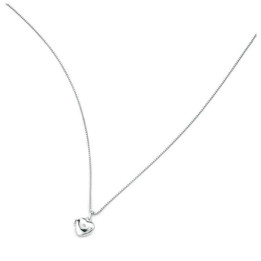 Dipples-Dia Med Hrt Lckt + Ch-Dipples Jewellers